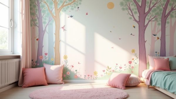 Choisissez un papier peint unique pour la chambre de votre fille